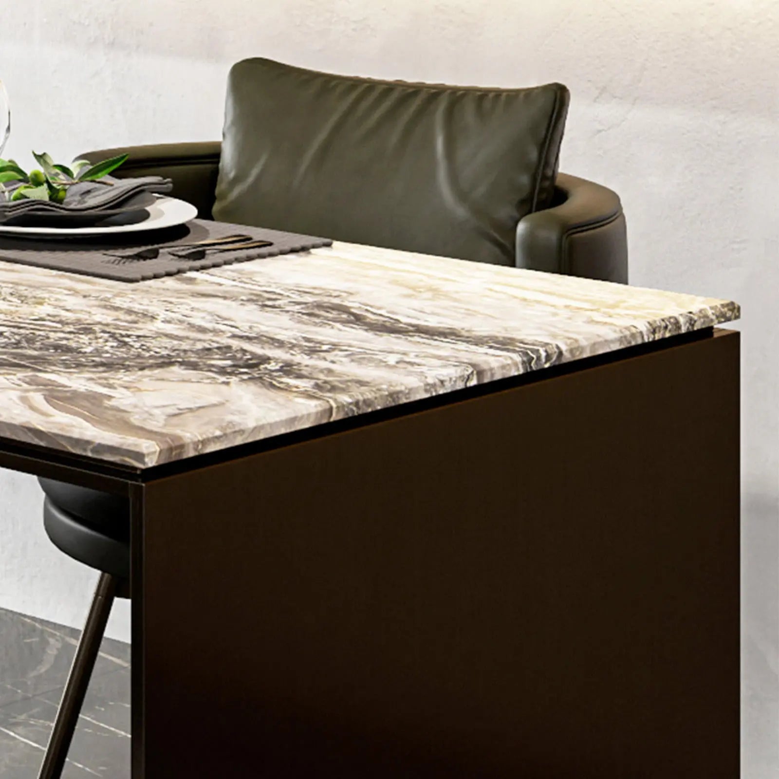 Monacco Marble Dining Table - Urban Ashram Home